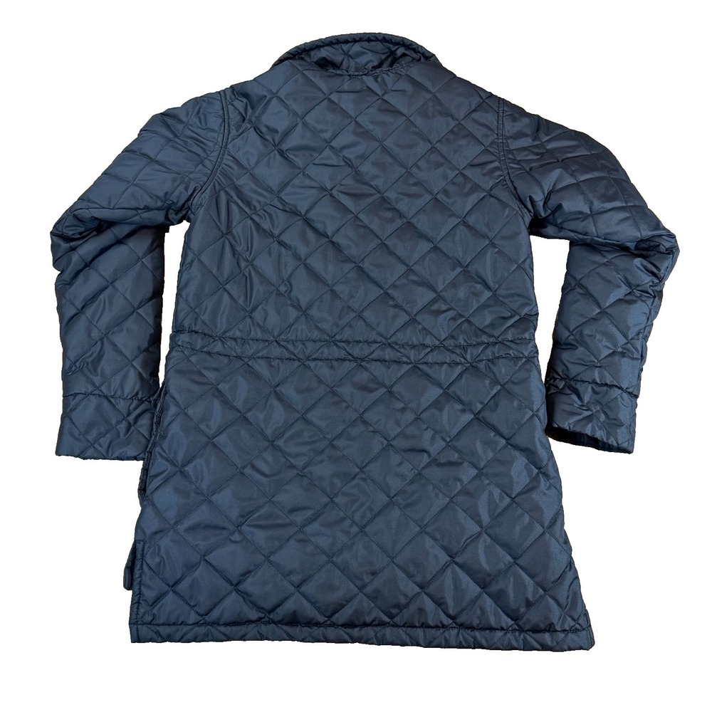 Columbia Jacket Womens S Black Copper Crest Coat Long Fur Lined Diamond Quilted - Picture 2 of 11